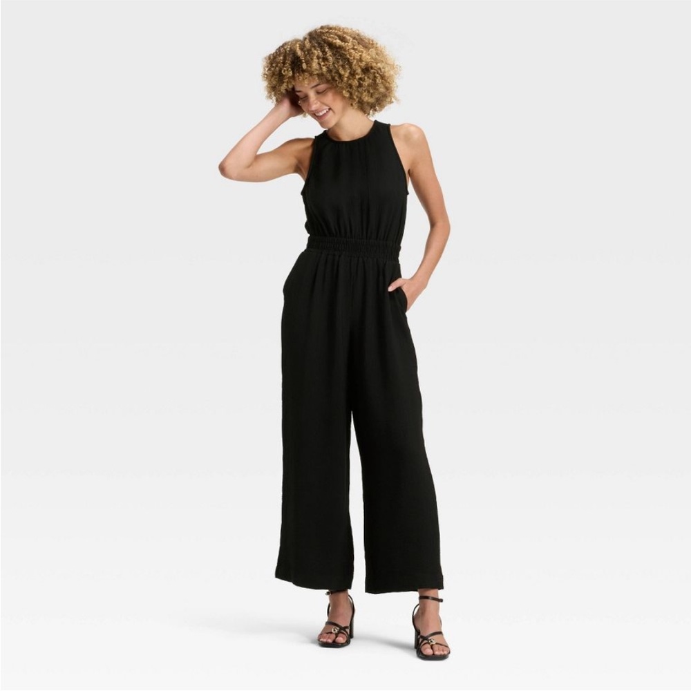 A new day modern jumpsuit black size S